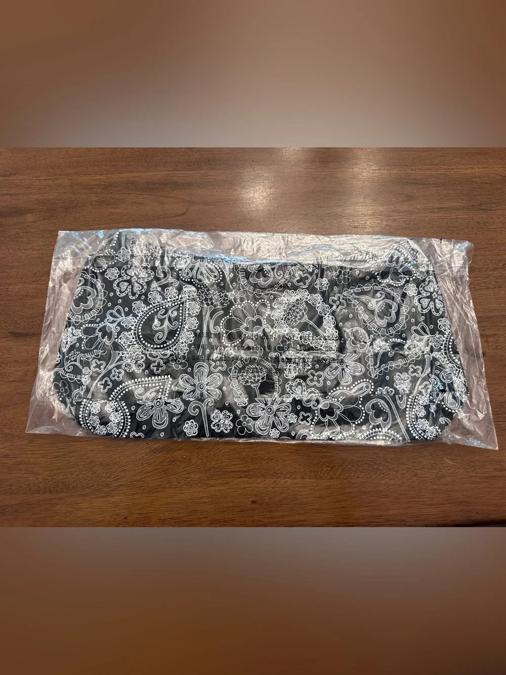 thirty-one Black and White Paisley Fitted Purse Skirt